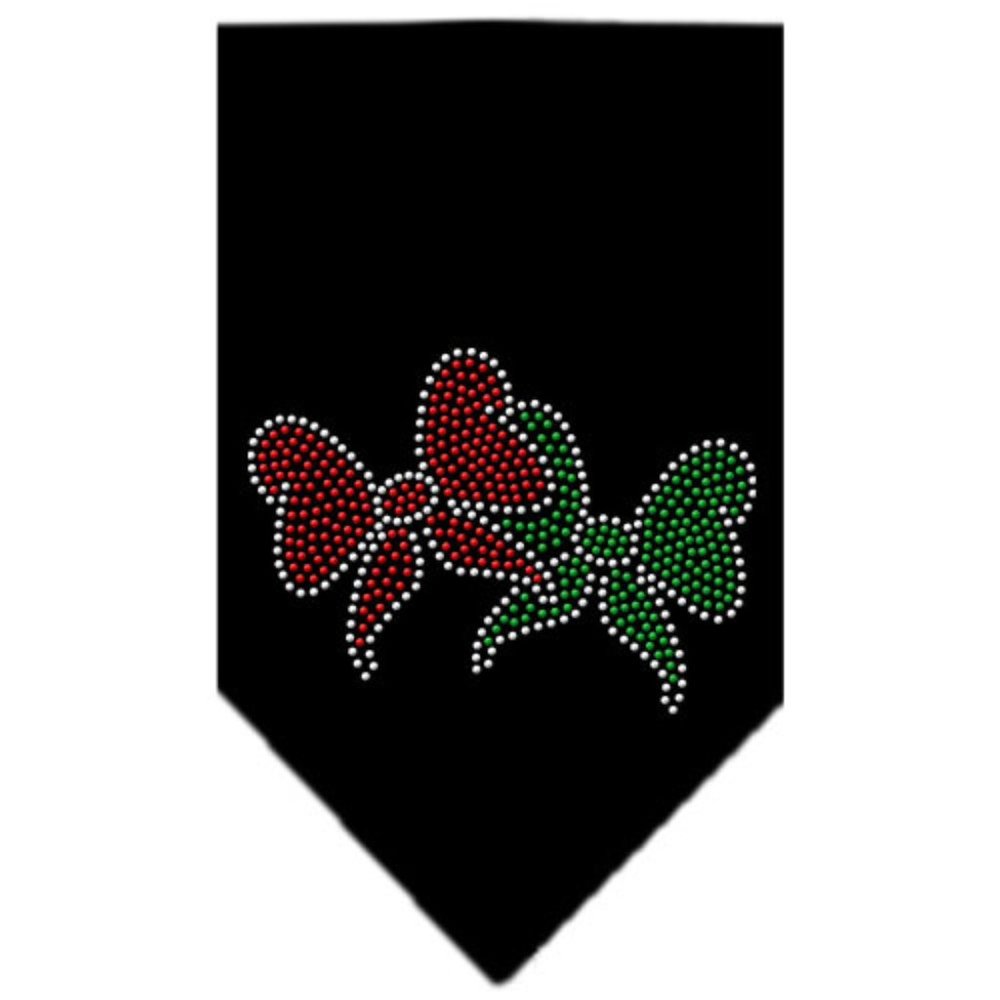 Christmas Bow Rhinestone pet bandana
